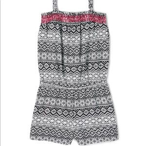 Girls Print Romper